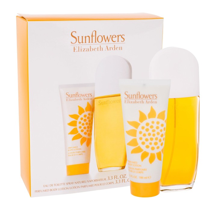 Zestaw Elizabeth Arden Sunflowers Woda toaletowa 100ml + Mleczko do ciała 100ml