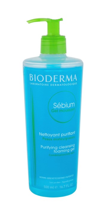BIODERMA Sebium Gel Moussant With Pump Żel oczyszczający 500ml
