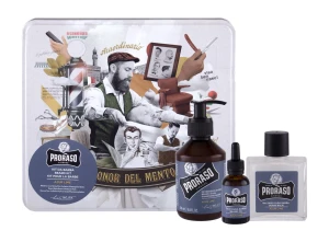 Zestaw PRORASO Azur Lime Beard Wash Szampon do włosów 200ml + balsam do brody 100ml + olejek do brody 30ml