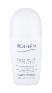 Biotherm Deo Pure Invisible 48h Roll-On Antyperspirant 75ml