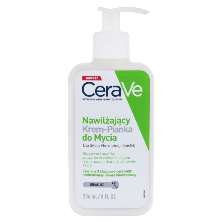 CeraVe Facial Cleansers Hydrating Cream-to-Foam Krem oczyszczający 236ml