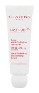 Clarins UV Plus 5P Multi-Protection Moisturizing Screen SPF50 Preparat do opalania twarzy 50ml Rose