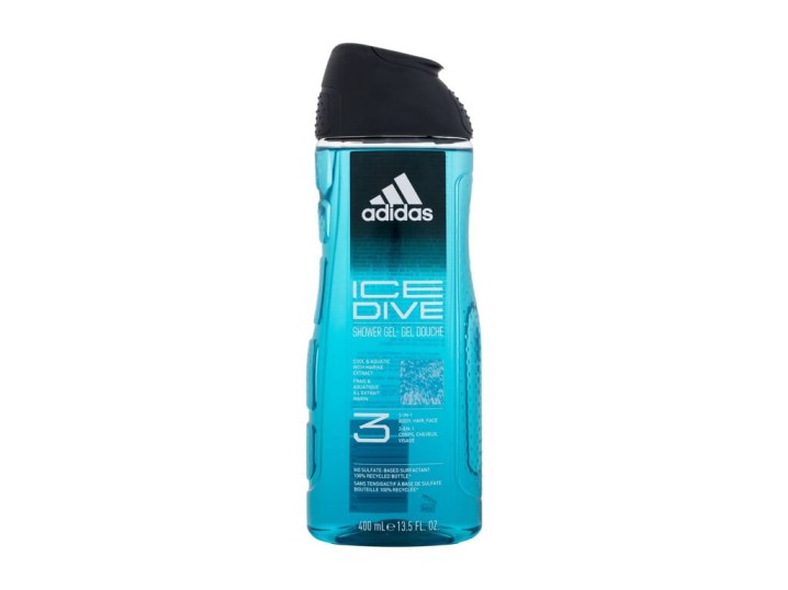 Adidas Ice Dive Shower Gel 3-In-1 Żel pod prysznic 400ml