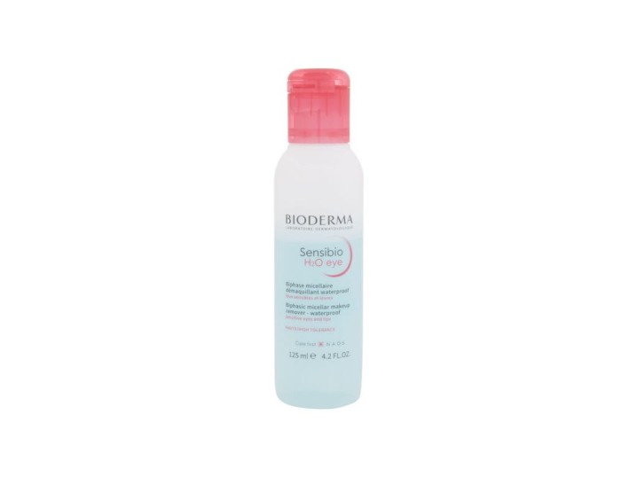 BIODERMA Sensibio H2O Eye Biphasic Micellar Makeup Remover Płyn Do Demakijażu oczu 125ml