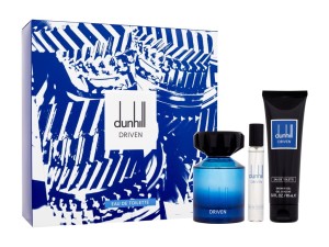 Zestaw Dunhill Driven Woda toaletowa 100ml + żel pod prysznic 90ml + woda toaletowa 15ml