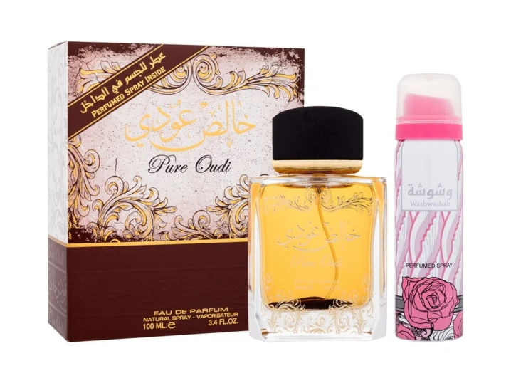 Zestaw Lattafa Pure Oudi Woda perfumowana 100ml + dezodorant 50ml