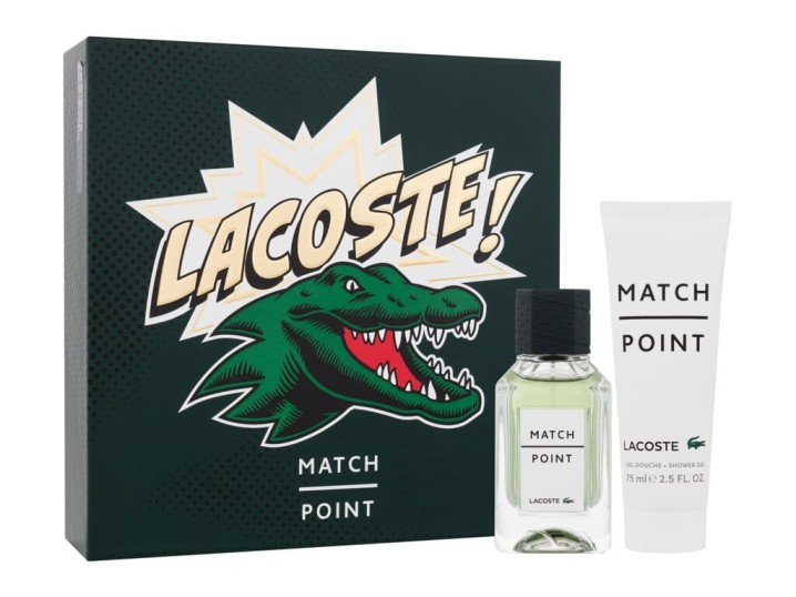 Zestaw Lacoste Match Point Woda Toaletowa 50ml + żel pod prysznic 75ml