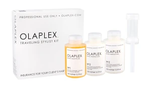 Zestaw Olaplex 1 Traveling Stylist Kit Bond Multiplier No. 1 1x100ml +  Bond Perfector No. 2 2x100ml + Dosing Dispenser