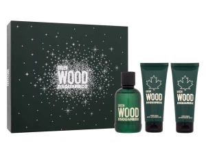 Zestaw Dsquared2 Green Wood woda toaletowa 100ml + żel pod prysznic 100ml + balsam po goleniu 100ml