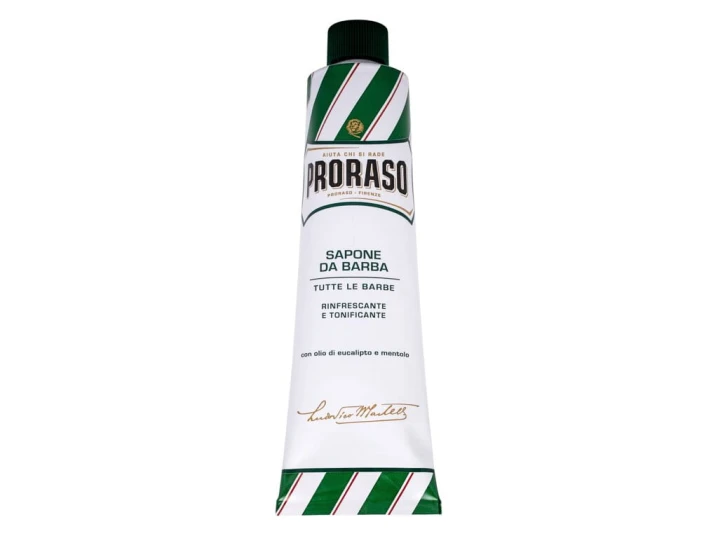 PRORASO Green Shaving Soap In A Tube Pianka do golenia 150ml