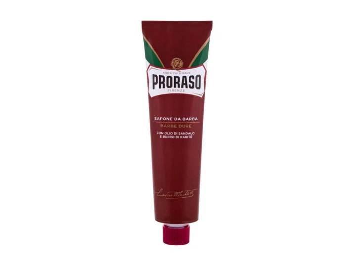 PRORASO Red Shaving Soap In A Tube Pianka do golenia 150ml