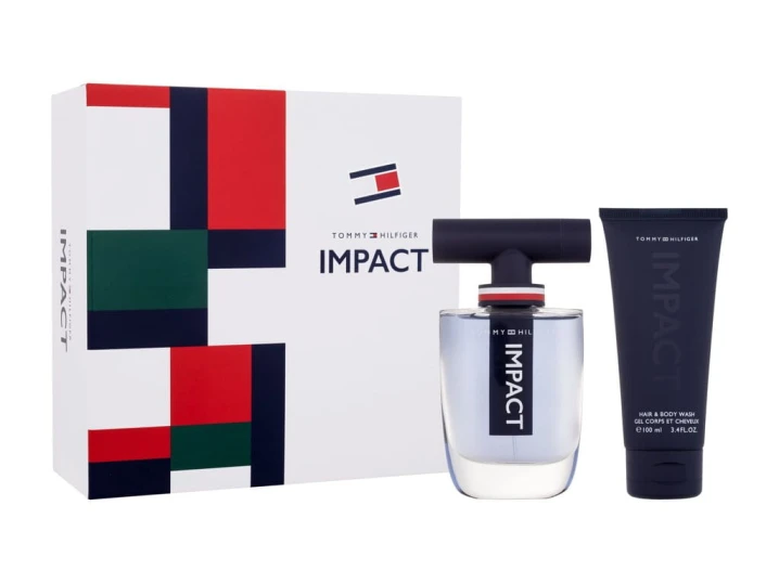 Zestaw Tommy Hilfiger Impact Woda Toaletowa 100ml i 4ml + Żel Pod Prysznic 100ml