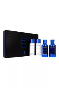 Zestaw Bharara Double Bleu Woda Perfumowana 100ml + Woda po goleniu 100ml + Balsam do ciała 150ml + Żel pod prysznic 150ml