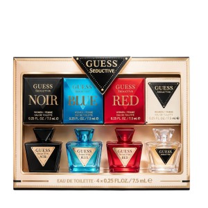 Zestaw GUESS Seductive edt 7.5ml + Seductive Red edt 7.5ml + Seductive Blue edt 7.5ml + Seductive Noir edt 7.5ml