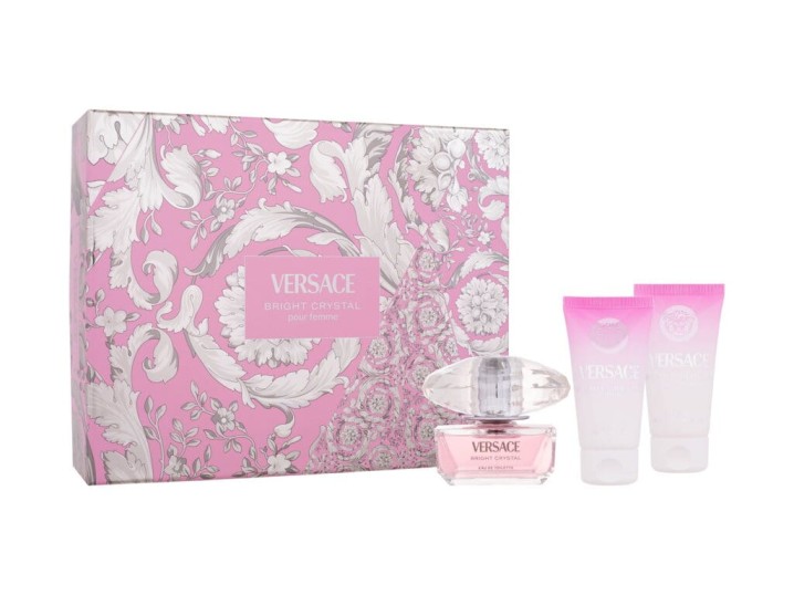 Zestaw Versace Bright Crystal Woda toaletowa 50ml + Żel 50ml + Balsam 50ml
