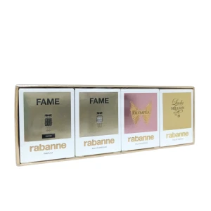 Zestaw Paco Rabanne Lady Million edp 5ml + Olympea edp 6ml + Fame edp 4ml +  Fame Parfum 4ml