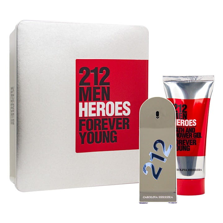 Zestaw Carolina Herrera 212 Heroes Woda Toaletowa 90ml + Żel Pod Prysznic 100ml