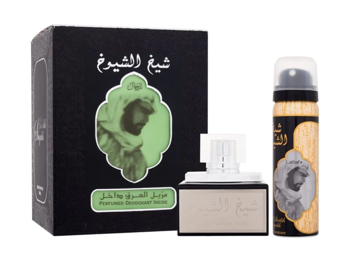 Zestaw Lattafa Sheikh Al Shuyukh Woda perfumowana 50ml + dezodorant 50ml