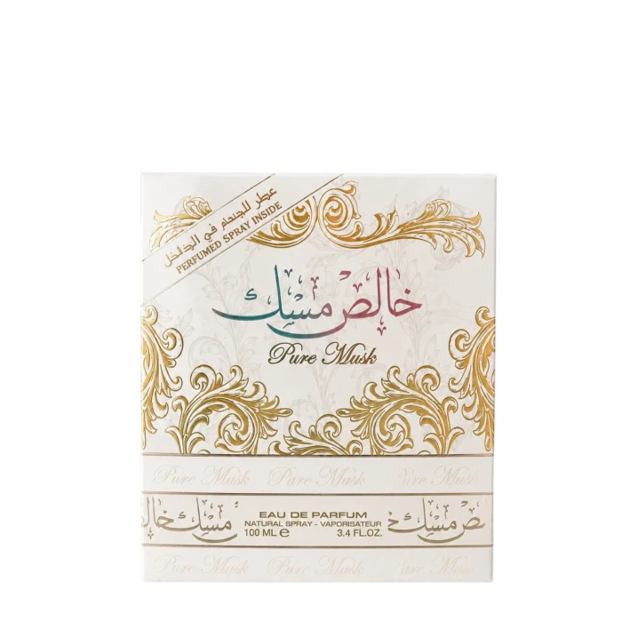 Zestaw Lattafa Pure Musk Woda perfumowana 100ml + Dezodorant 50ml