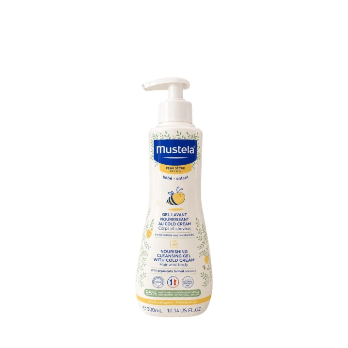 Mustela Bebe Nourishing Cleansing Gel with Cold Cream Żel pod prysznic 300ml