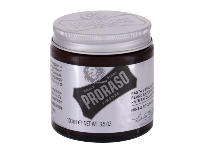 PRORASO Mint & Rosemary Beard Exfoliating Paste Peeling 100ml