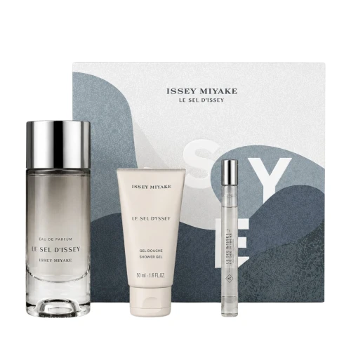 Zestaw Issey Miyake Le Sel d'Issey EDP 100ml + 10ml TRAVEL+ 50ml SG woda perfumowana dla mężczyzn, perfumy