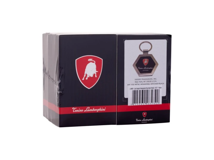 Lamborghini Las Vegas Keychain Zestaw  HexagonalBreloczek 10szt Black