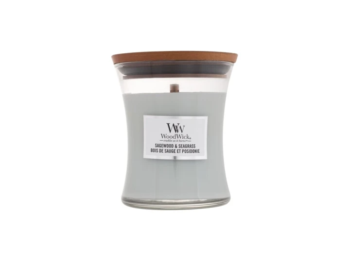 WoodWick Sagewood & Seagrass Świeczka zapachowa 275g