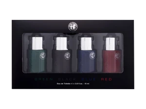 Zestaw Alfa Romeo Green Woda Toaletowa 15ml + Black Woda Toaletowa 15ml + Blue Woda Toaletowa 15ml + Red Woda Toaletowa 15ml