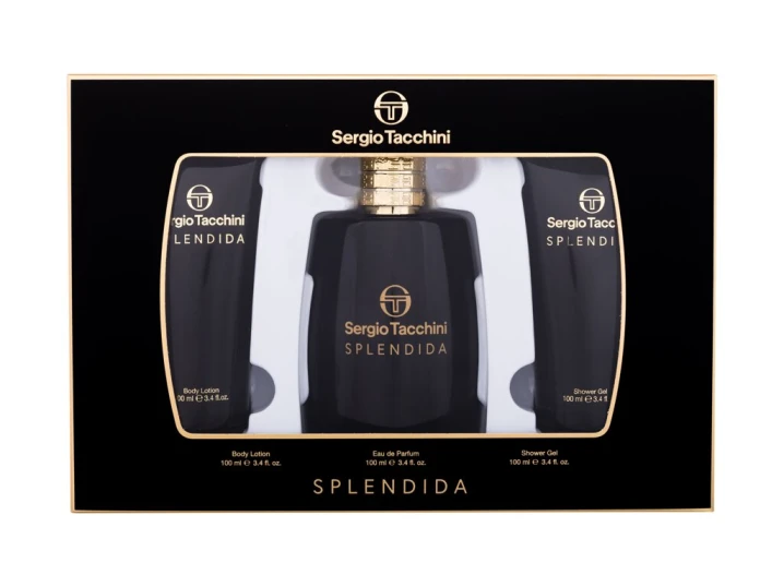 Zestaw Sergio Tacchini Splendida Woda perfumowana 100ml + żel pod prysznic 100ml + mleczko do ciała 100ml