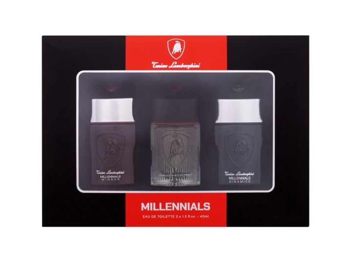Zestaw Lamborghini Millennials Woda Toaletowa 40ml + Millennials Winner Woda Toaletowa 40ml + Millennials Dinamico Woda Toaletowa 40ml