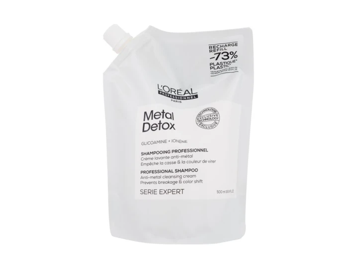 L'Oreal Professionnel Metal Detox Professional Shampoo Napełnienie Szampon do włosów 500ml
