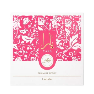 Zestaw Lattafa Yara Candy Woda Perfumowana 100ml + 12ml Woda Perfumowana + Mgiełka Do Włosów 50ml