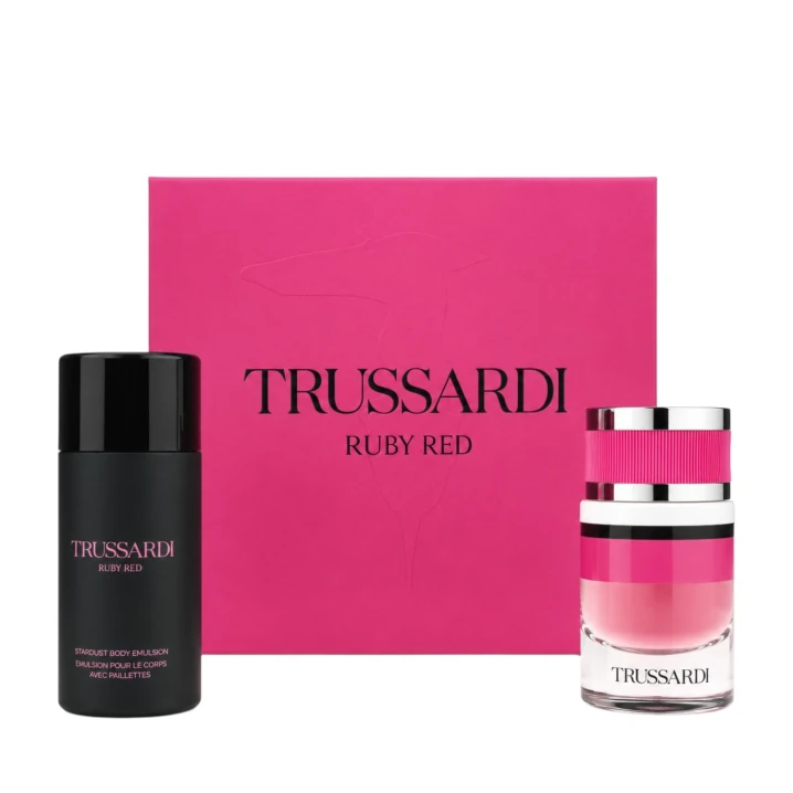 Zestaw Trussardi Ruby Red Woda perfumowana 60 ml + Balsam do ciała 125ml