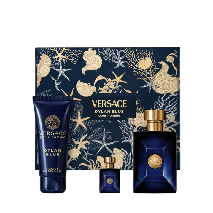 Zestaw Versace Pour Homme Dylan Blue Woda toaletowa 100ml + edt 5ml + Żel 100ml
