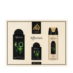 Zestaw Lattafa Pride Affection Woda perfumowana 100ml + Woda Perfumowana 20ml + Dezodorant spray 200ml