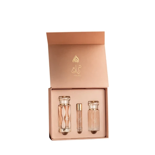 lattafa teriaq woda perfumowana 100 ml   zestaw  