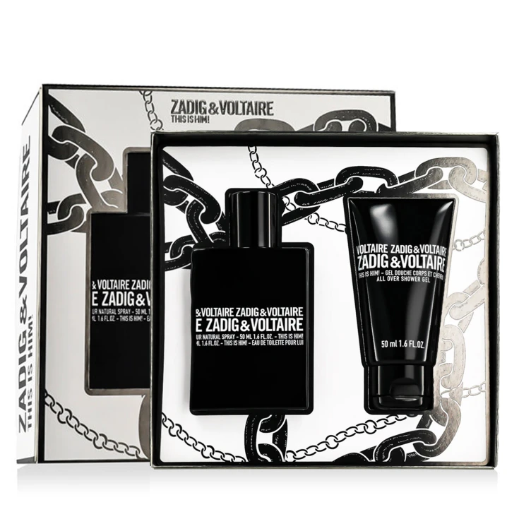 Zestaw Zadig & Voltaire This is Him Woda toaletowa 50ml + Żel pod prysznic 50ml