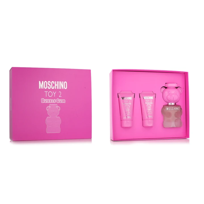 Zestaw Moschino Toy 2 Bubble Gum Woda toaletowa 50ml + Żel pod prysznic 50ml + Balsam do ciała 50ml