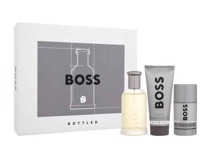 Zestaw Hugi Boss Boss Bottled Woda toaletowa 100ml + Żel pod prysznic 100ml + Dezodorant w sztyfcie 75ml