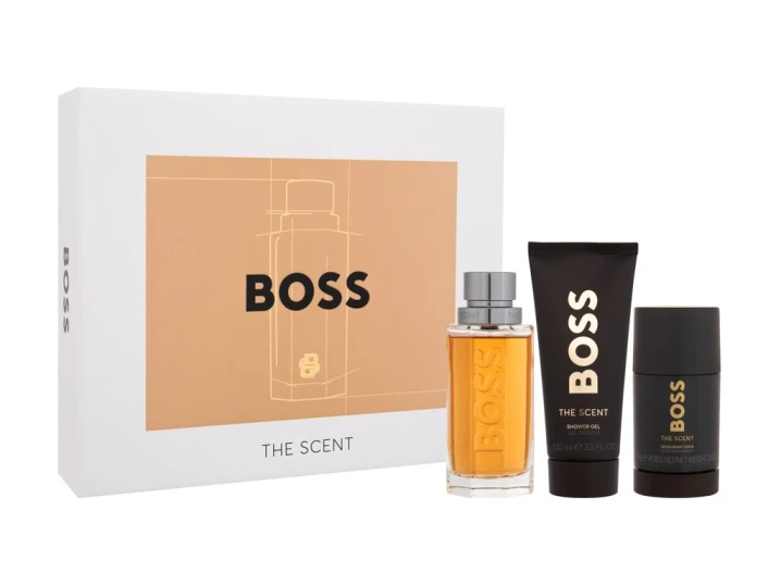 Zestaw Hugo Boss Boss The Scent Woda toaletowa 100ml + Żel pod prysznic 100ml + Dezodorant w sztyfcie 75ml