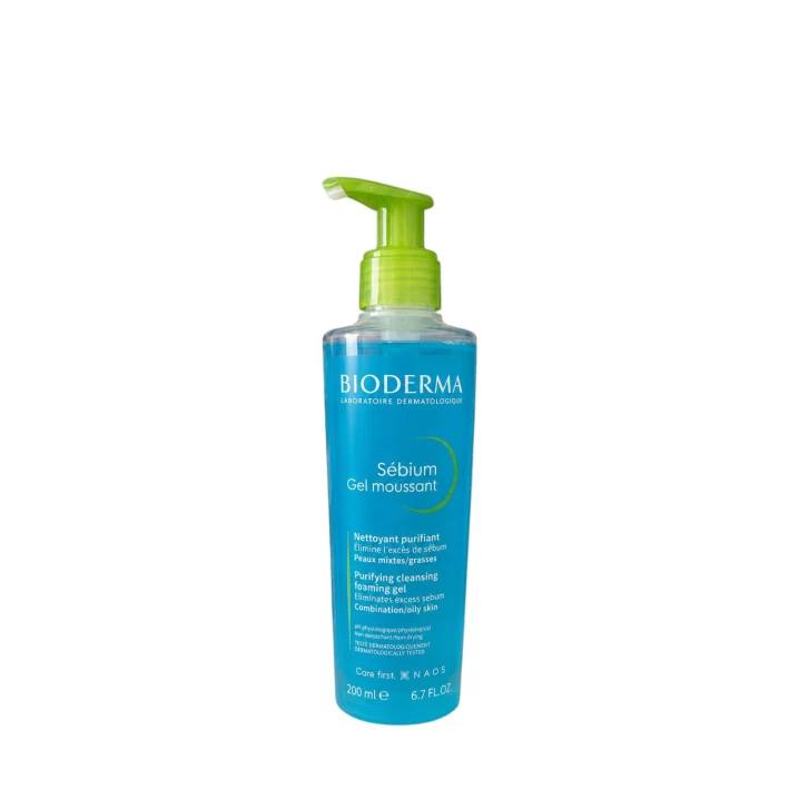 Bioderma Sebium Gel Moussant Żel do mycia twarzy do cery tłustej i mieszanej 200ml