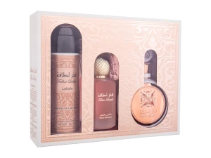 Zestaw Lattafa Fakhar Lattafa Woda perfumowana 100ml + Dezodorant 200ml + Spray do wznętrz 300ml