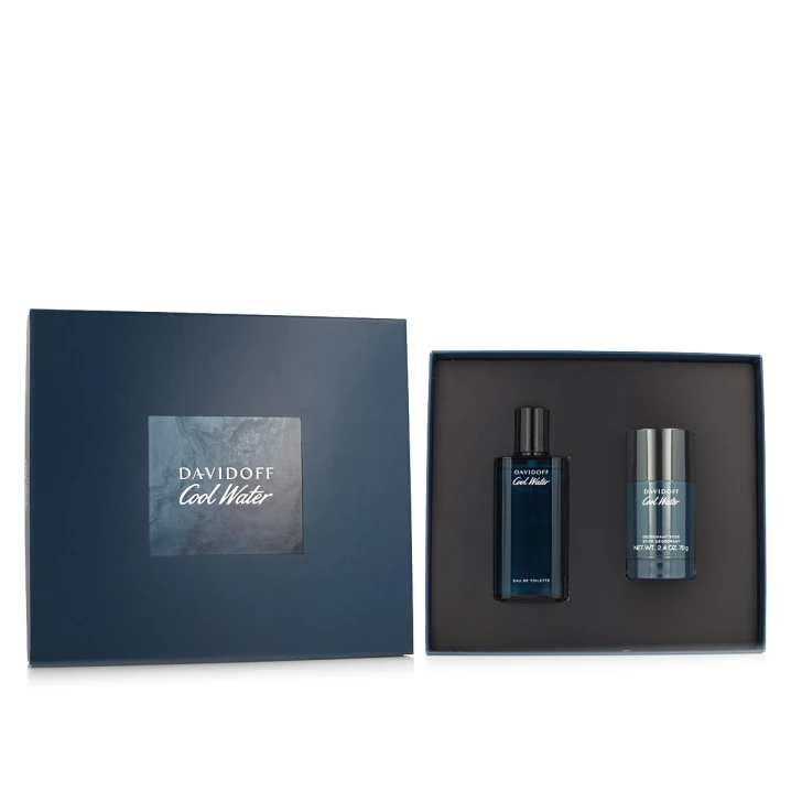 Zestaw Davidoff Cool Water for Men Woda toaletowa 75ml + Dezodorant sztyft 75ml