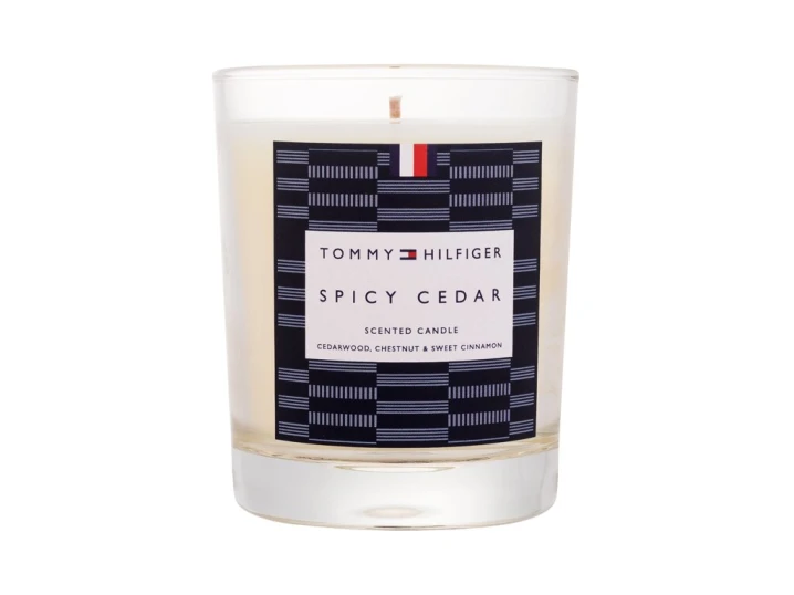 Tommy Hilfiger Scented Candle Spicy Cedar Świeczka zapachowa 180g