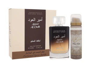 Zestaw Lattafa Ameer Al Oudh Woda perfumowana 100ml + Dezodorant spray 50ml