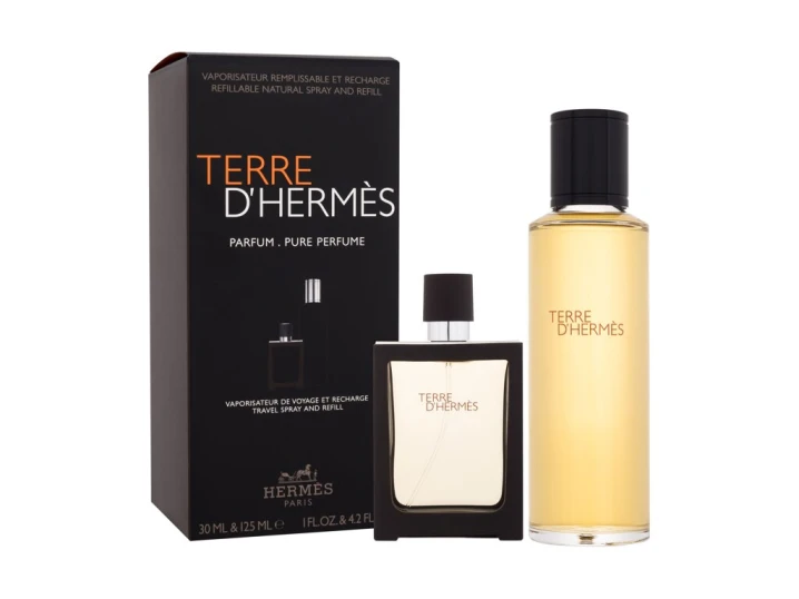 Zestaw Hermes Terre d'Hermes  Napełnienie Perfumy 125ml + 30ml