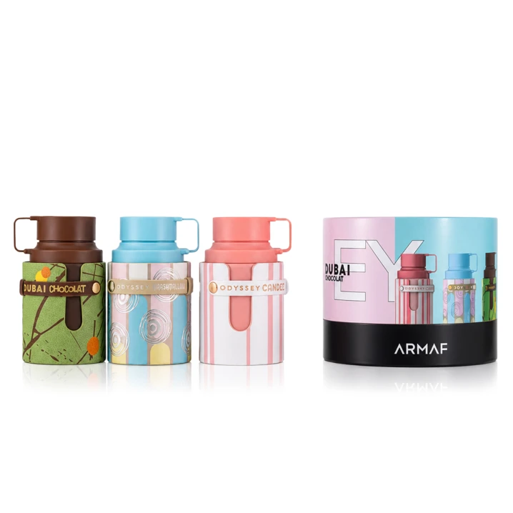 Zestaw Armaf Wheel Of Odyssey Gourmand Edition Candee edp 30ml + Marshmallow edp 30ml + Chocolat edp 30ml