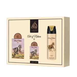 Zestaw Lattafa Pride Art Of Nature II Woda perfumowana 100ml + edp 20ml + Dezodorant 200ml