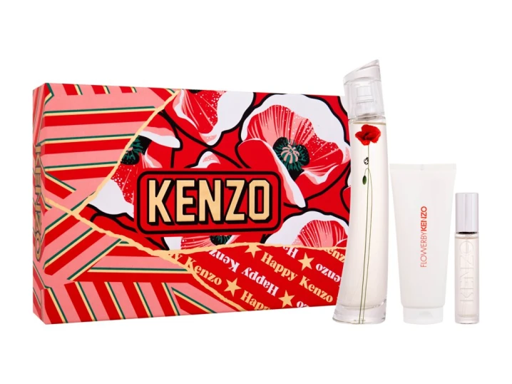 Zestaw Kenzo Flower By Kenzo La Recolte Parisienne Woda perfumowana 75ml + edp 10m + Balsam do ciała 75ml
